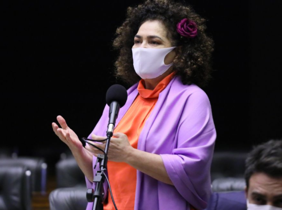 Líder do PCdoB, Perpétua Almeida (AC), encaminha a votação | Foto: Najara Araujo/Agência Câmara
