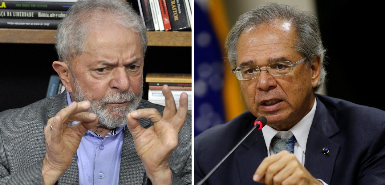 Lula e Paulo Guedes (Foto: Felipe Gonçalves/247 | Reuters)