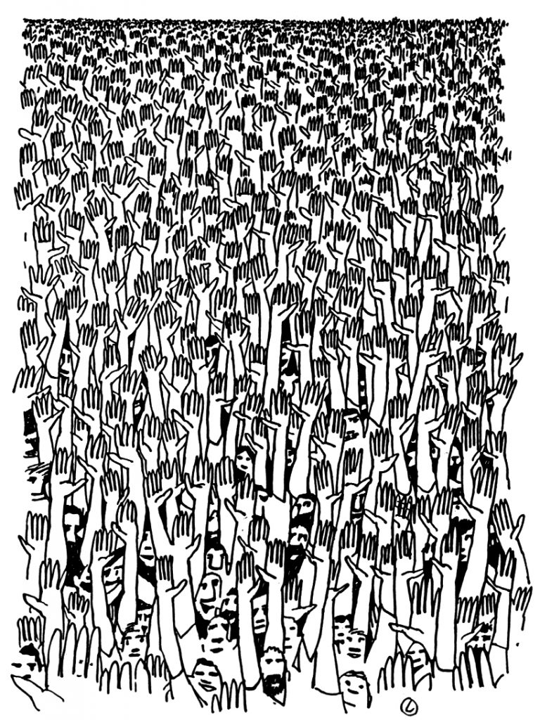 Charge do Laerte